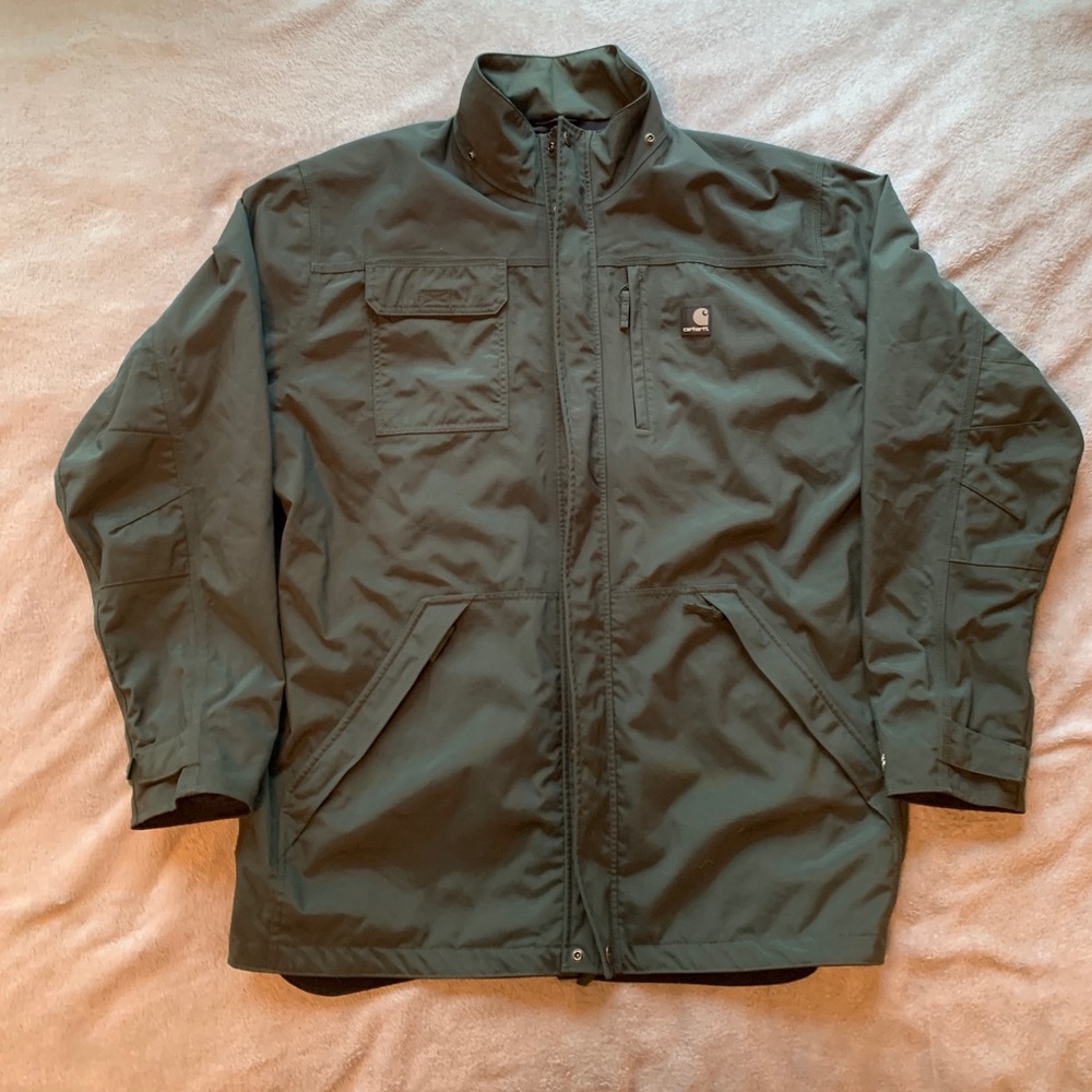 Vintage men’s Carhartt olive parka jacket size L